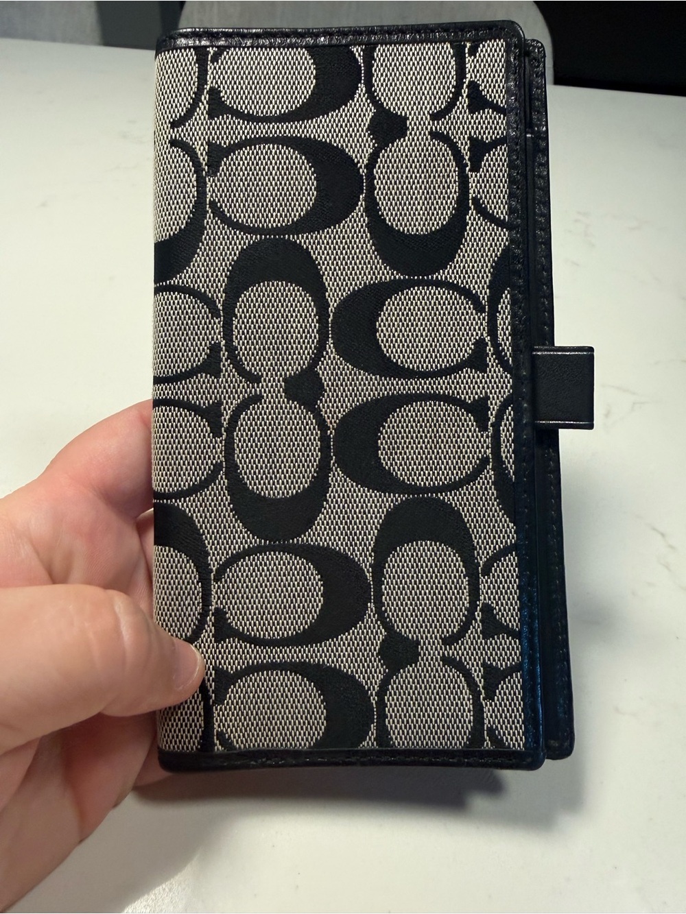 Vintage Coach check book holder